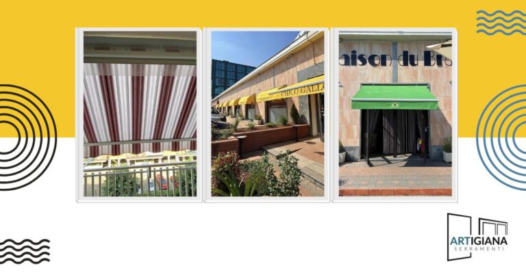 Installazione tende da sole motorizzate a Torino da Artigiana Serramenti