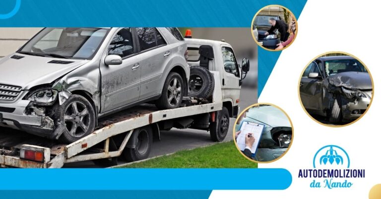 Ritiro e recupero veicoli incidentati in Val Chisone da Autodemolizioni Da Nando