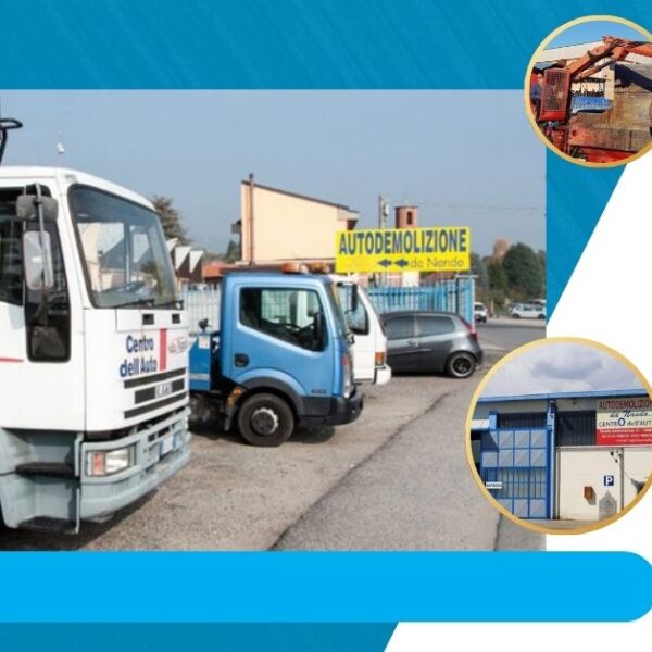 Autodemolizioni con ritiro auto sinistrate a Bricherasio da Autodemolizioni da Nando
