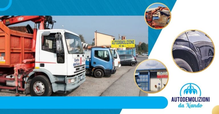 Autodemolizioni con ritiro auto sinistrate a Bricherasio da Autodemolizioni da Nando